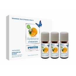 VENTA Huile de parfum pour appareil Bio (3 x 10 ml, Oranges)