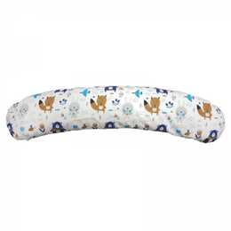 BISAL Coussins d'allaitement Bravo Animals (140 cm, Blanc, Multicolore)