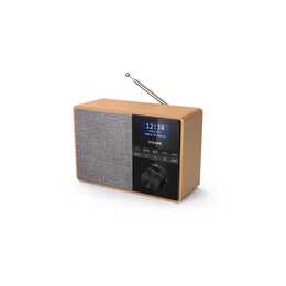 PHILIPS TAR5505 Radio digitale (Marrone, Grigio, Nero)