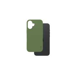 CARE Backcover (iPhone 16, Transparent, Vert)