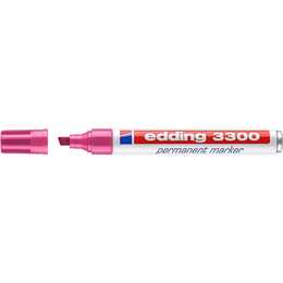 EDDING Marqueur permanent 3300 (Rose, 1 pièce)