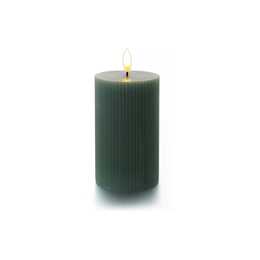 BALTHASAR Rillen Candela a colonna LED (7.5 cm, Verde)