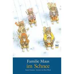 Familie Maus im Schnee