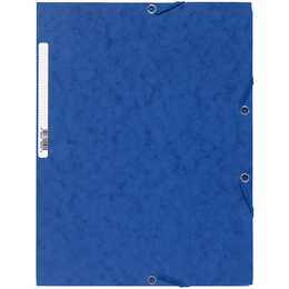 EXACOMPTA Cartellina con elastico (Blu, A4, 1 pezzo)