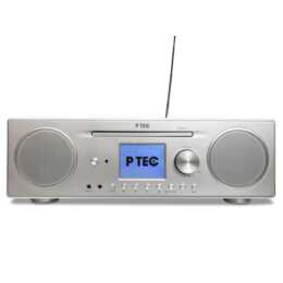 P TEC Pilatus Internetradio (Silber, Weiss)