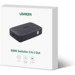 UGREEN 3 In 1 Out Video-Switch (4 x HDMI)