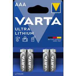 VARTA Batterie (AAA / Micro / LR03, 4 Stück)