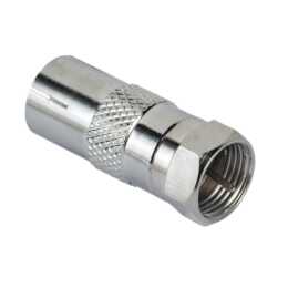 HAMA Stecker und Kupplung (Silber)