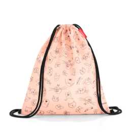 REISENTHEL Borsa da palestra Mysac Kids Cats And Dogs (Pink)