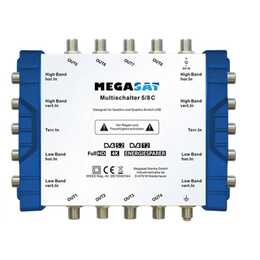 MEGASAT 5/8 C Alimentazione a commutazione (Blu, Bianco)