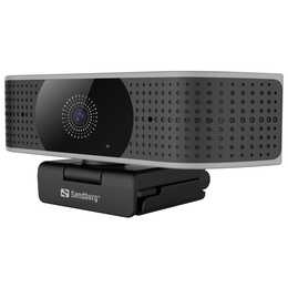 SANDBERG Pro Elite 4K UHD Webcam (8.3 MP, Schwarz)