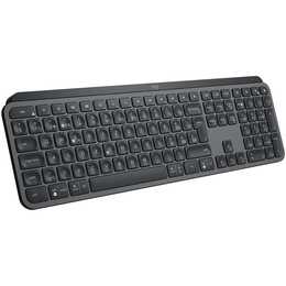 LOGITECH MX Keys Advanced (USB, Bluetooth, Svizzera, Senza fili)