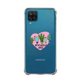 EG Backcover (Galaxy A12, Caktus, Transparent)