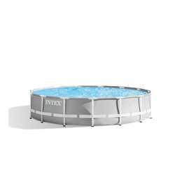 INTEX Piscina fuori terra con struttura tubolare in acciaio Prism Frame (457 cm x 107 cm)