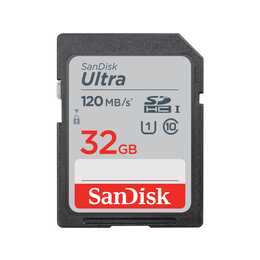 SANDISK SDHC Ultra (Class 10, 32 GB, 120 MB/s)