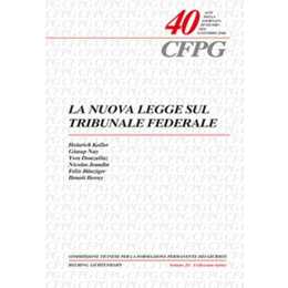 La nuova legge sul Tribunale federale