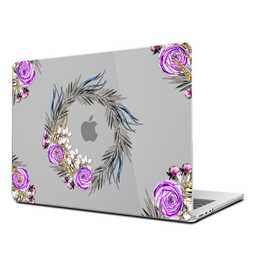 EG Coque rigide (MacBook Air 13" M2 2022, Fleurs, Mauve)