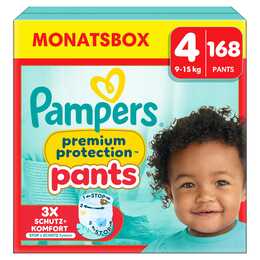 PAMPERS Premium Protection Pants Maxi Gr. 4 (168 Stück)