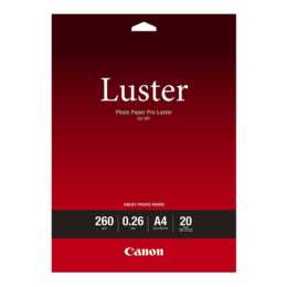 CANON LU-101 Pro Luster Papier photo (20 feuille, A4, 260 g/m2)