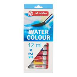 TALENS Aquarellfarbe Set (12 x 12 ml, Mehrfarbig)