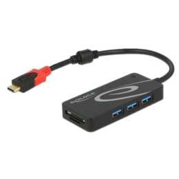 DELOCK Combo USB Hub & Card Reader (3 Ports, USB de type A)