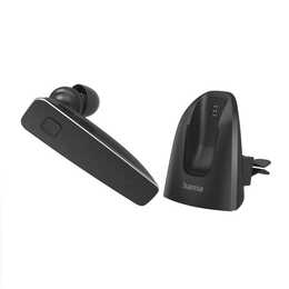 HAMA Casque micro de bureau MyVoice2100 (In-Ear, Sans fil, Noir)