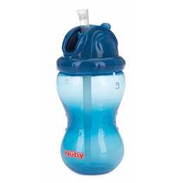 NUBY Trinklernbecher Flip-it (Blau)