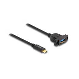 DELOCK Câble (USB Type C, USB Typ A, 1 m)