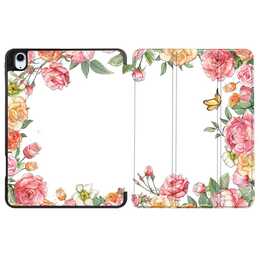 EG Housse (10.9", iPad (10. Gen. 2022), Fleurs, Rose)