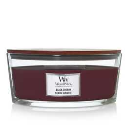 WOODWICK Bougie parfumée Black Cherry (19 cm)