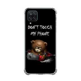 EG Backcover (Galaxy A22 5G, Text, Schwarz)