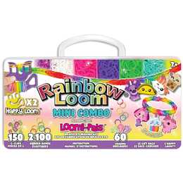 BANDAI NAMCO Rainbow Loom – Mini Combo – Loomi Pals Bijoux (Décorer)