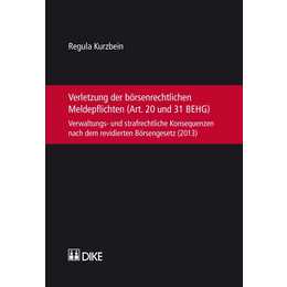 Verletzung der börsenrechtlichen Meldepflichten (Art. 20 und 31 BEHG)