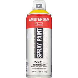 AMSTERDAM Spray de couleur (400 ml, Jaune)