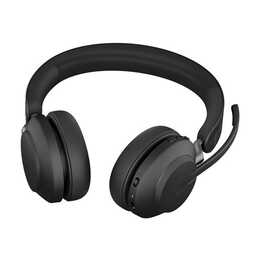 JABRA Casque micro de bureau Evolve2 65 UC Stereo (On-Ear, Sans fil, Noir)