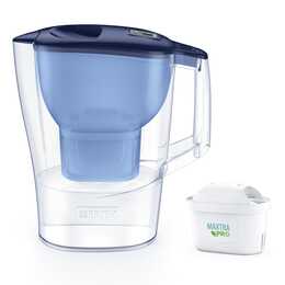 BRITA Carafe filtrante Aluna Blue (1.4 l, Bleu clair)