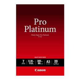 CANON Pro Platinum Papier photo (20 feuille, A3, 300 g/m2)