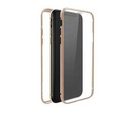 WHITE DIAMONDS Schutzset (iPhone 13, Transparent, Gold)