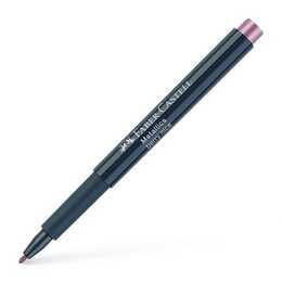 FABER-CASTELL Pennarello indelebile (Rosa, 1 pezzo)