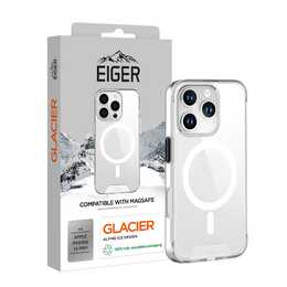 EIGER Backcover MagSafe Glacier (iPhone 16 Pro, Transparente)