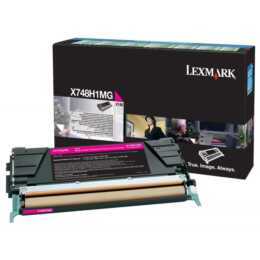 LEXMARK X748H1MG (Cartouche individuelle, Magenta)