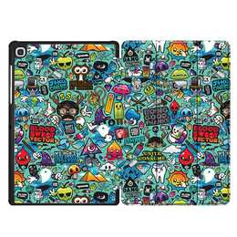 EG Custodia per Samsung Galaxy Tab A7 10.4" (2020) - Graffiti multicolore Multi