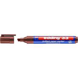 EDDING Permanent Marker (Braun, 1 Stück)