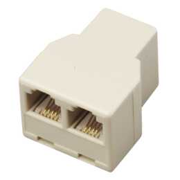 INTERTRONIC Adaptateur (Beige, RJ-11)