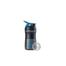 BLENDERBOTTLE Sportflasche SportMixer (0.59 l, Schwarz, Türkis)