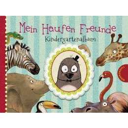 THIENEMANN Livres d'aimis Ein Haufen Freunde: Mein Haufen Freunde – Kindergartenalbum (21.1 cm x 15.9 cm x 2 cm, Multicolore)