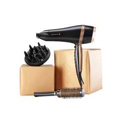 REMINGTON Salon Smooth Haartrockner Geschenkset (D6960GP) (Schwarz)