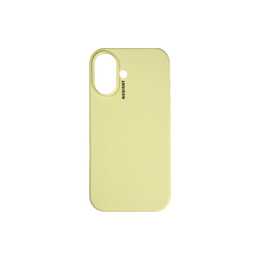 NUDIENT Backcover MagSafe Base (iPhone 16 Plus, Giallo pastello)