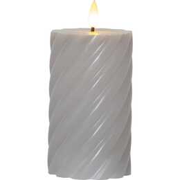 STAR TRADING Flamme Swirl Bougies LED (Gris)