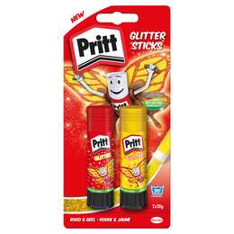 PRITT Klebestift Glitter (20 g, 2 Stück)